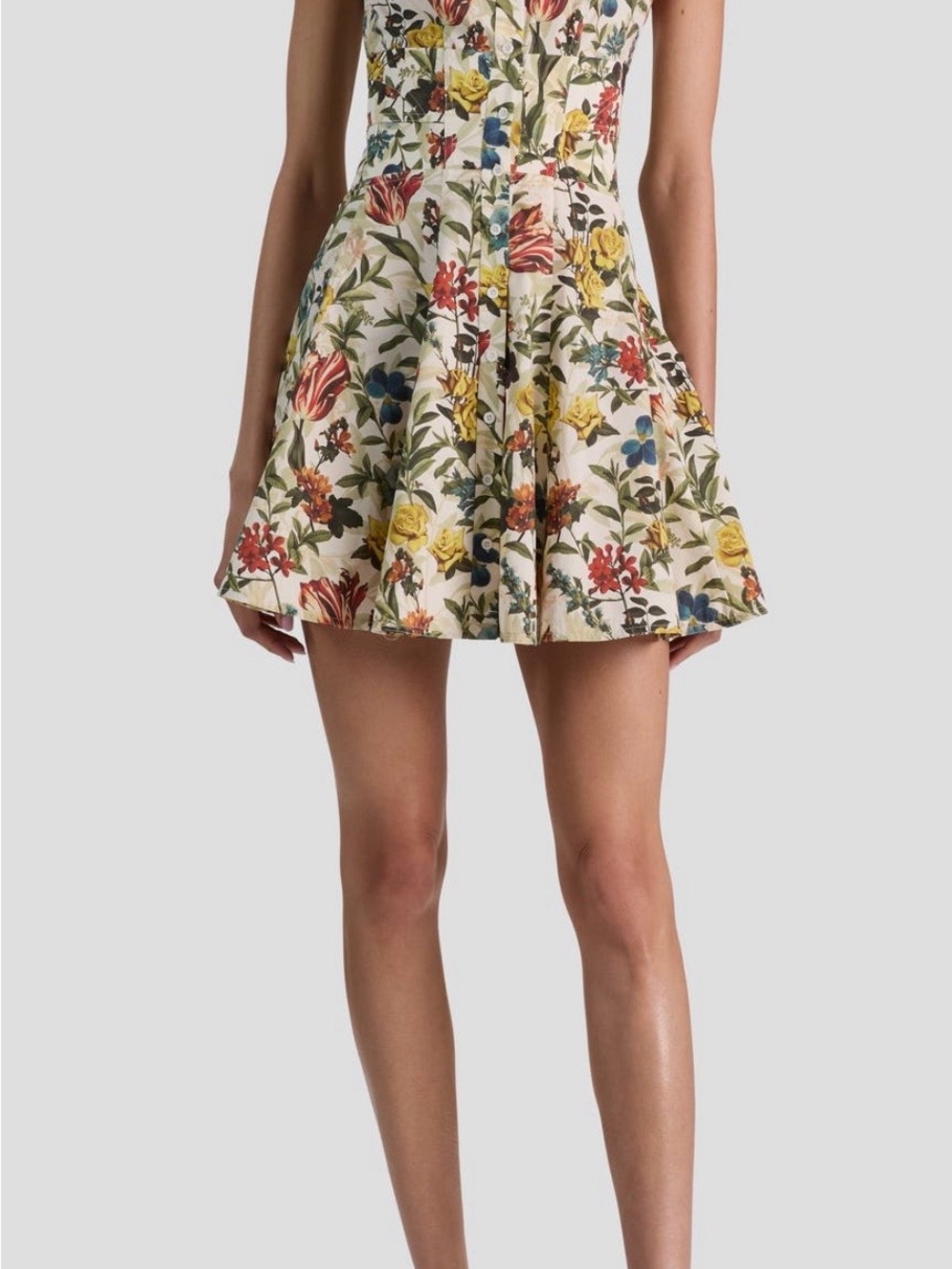 ALICE + OLIVIA
Kim Floral Paneled
Minidress Size - 4